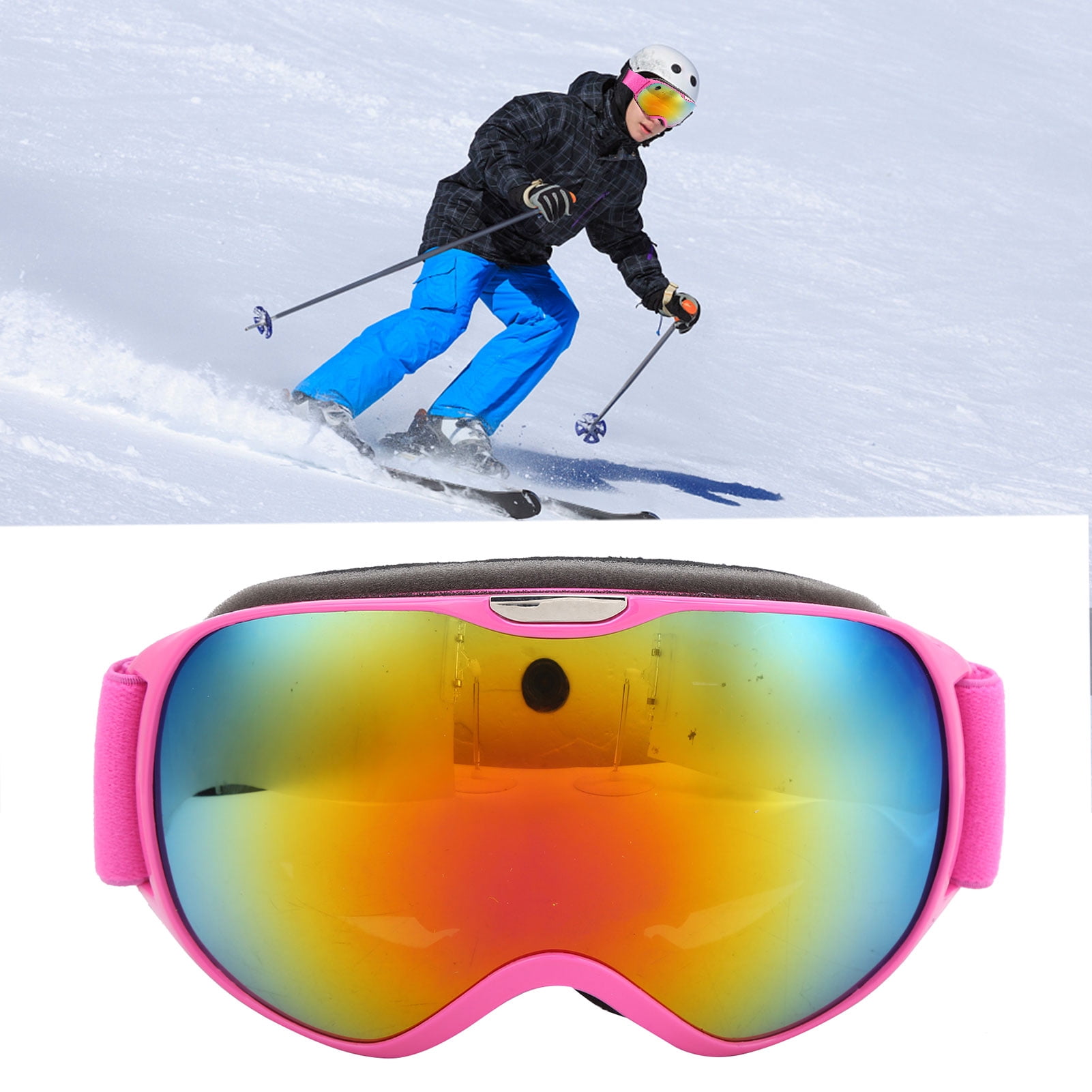 AMONIDA Snow Ski Goggles, Windproof 