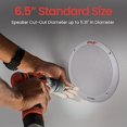 thumbnail image 3 of Pyle 6.5 Inch Dual Marine Speakers - 2 Way Waterproof and Weather Resistant Outdoor Audio Stereo Sound System, 3 of 5