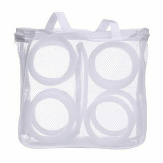 2pc Mesh Laundry Bag With Elastic Strap For Washing And Drying, Durable  Fabric Machine Washing Special Bag For Shoes And Clothing, Bathroom Balcony  La
