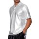 thumbnail image 4 of CAMISETA POLO BRILLANTE INSPIRADORA PARA HOMBRES CON CUELLO Y MANGAS CORTAS, CAMISETAS PARA FIESTAS EN CLUB, 4 of 5