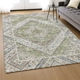 thumbnail image 6 of Addison Rugs Mayfield Premium Machine Washable Transitional Geometric Aloe Rectangle Rug, 5' x 7'6", 6 of 6