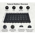 thumbnail image 3 of A1 Home Collections Heavy Duty Indoor/Outdoor Decorative Design Durable Rubber Doormat 22"X37", Black, 3 of 6