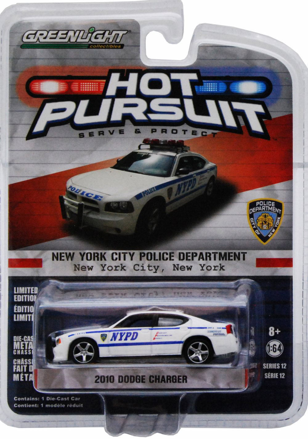 OH POLICE CAR 1:64 SCALE DIECAST MODEL CAR 2009 09 DODGE CHARGER WILMINGTON 