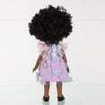 thumbnail image 6 of Black 10 Inch Baby Doll with Curly Hair, 8-Inch Realistic Vinyl Doll, Flexible Joints Role Play Toy, Washable Styled Hair, Developmental Pretend Play Gift for Girls 3+ Years Old, 6 of 9