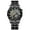 Black, variant on Men's stainless - steel strap watch, skeleton watch, European - American business - style minimalist quartz watch with water - resistance and luminous function