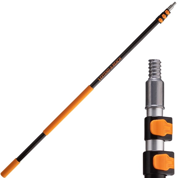 EXTEND-A-REACH Telescoping Extension Pole 24 ft Aluminum Pole for Painting, Cleaning, and Dusting