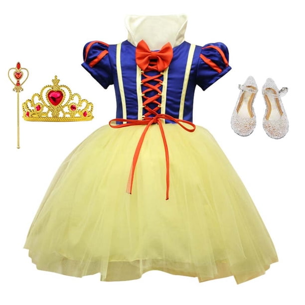 Vestido Blancanieves para Niña, Vestido de Princesa, Cosplay, para Cumpleaños ix zhangmengya unisex