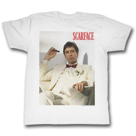 Scarface Chillin Adult White T-Shirt