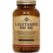 Solgar L-Glutamine 500 MG Capsules, 100 Ct