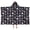 Princess and Swan Black Pattern, variant on Princess and Castle Pink Pattern Hooded Bath Towel Wrap for Teens Ages 3 To 12, Soft Lightweight Quick Dry Microfiber Bath Beach Pool, 50"x30"