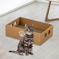 thumbnail image 4 of DOLITY Cat Cardboard House Furniture Protector Cat Scratcher Bed for Grinding Claws B, 4 of 8