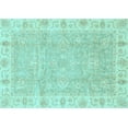 thumbnail image 1 of Ahgly Company Indoor Rectangle Oriental Light Blue Traditional Area Rugs, 2' x 4', 1 of 4