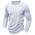 thumbnail image 5 of VJATTWR Men's Crew Neck Long-Sleeve T-Shirt Pocket Tee S, 5 of 8