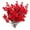 Red, variant on 4pcs Silk Flower Dried Bouquets Wedding and New Year Decoration Office Party Elegant and Realistic with Soft PE Foam Roses