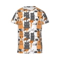 thumbnail image 6 of Fuzoiu Funny Cats Print Youth Short Sleeve T-Shirt,Youth Dry-Fit Active Athletic T-Shirt,Short Sleeve Tops Tees for School, Sports, and Casual Wear, 6 of 6