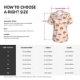 thumbnail image 4 of Vsdgher Mushrooms Women Shirts V Neck Short Sleeve Tops T-Shirt Basic Tees, S to 3XLSmall, 4 of 5