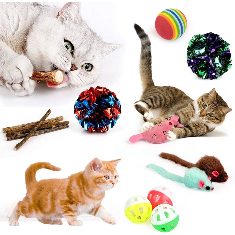 TAIMASI 32-Piece Cat Toys Variety Pack with Tunnel photo 3