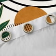 thumbnail image 4 of Manfei Vintage Moon Print Black Out Curtains, Leaf Plant Botanical Curtains Pack of 2 (42x63 Each), Retro Minimalism Bedroom Curtains, Window Curtains Room Decor, 4 of 6