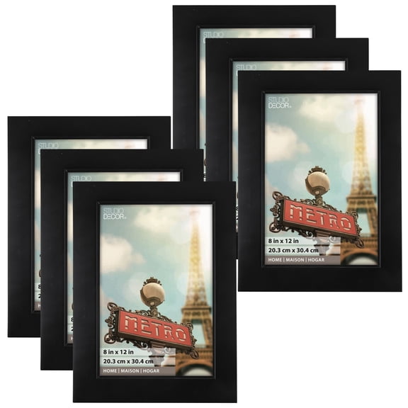 Studio Decor Home Studio Black Frame, 6 Pack