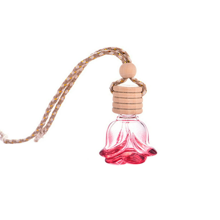 Nasim Print colourful 15ml Car perfume diffuser Hanging glass bottle Car  Hanging Ornament