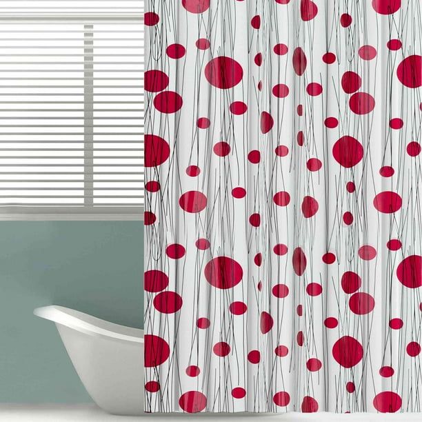 RAY STAR Plastic Shower Curtain Liner 72 x 70 inches for Bathroom