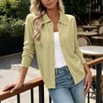 thumbnail image 4 of FAIWAD Cardigan Sweaters for Women Collared Button Down Open Front Knit Cardigans Dressy Casual sweater blazer, 4 of 9