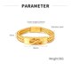 thumbnail image 4 of Pulsera para hombre de acero inoxidable con símbolo dorado del infinito, 4 of 4