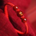 thumbnail image 2 of Pulsera de cuerda roja del zodiaco Ágata roja natural para el año de nacimiento de hombres y mujeres, 2 of 6