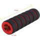 thumbnail image 2 of Puños para manillar de bicicleta, antideslizantes, para scooter, cruiser, silla de ruedas, ciclismo, esponja, 1 par, color rojo, 2 of 5