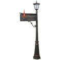 thumbnail image 6 of BARONAGE Mailbox with Post Lights, Solar Lamp Post with Mailbox, Mailboxes for Outside, Mailbox Post Large Mail Box, 6 of 12