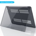 thumbnail image 4 of TORUBIA For MacBook Pro 16 inch Case 2019 Release A2141 Ultra Slim Protective Plastic Hard Shell Case & Keyboard Cover Compatible with MacBook Pro 16 inch,Crystal Black, 4 of 8