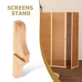 thumbnail image 3 of 2-Pack Folding Room Divider Stabilizer Feet with Stand Bracket for Office and Home Privacy Screen, 3 of 7