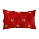 thumbnail image 2 of Cojín Decorativo con Diseño de Árbol de Navidad y Copos de Nieve | Cojín Suave para Sofá o Sillón, Ideal para La Decoración de La Sala de Estar - Poliéster Rojo, 30 X 50 Cm - 1 Unidad, 2 of 6