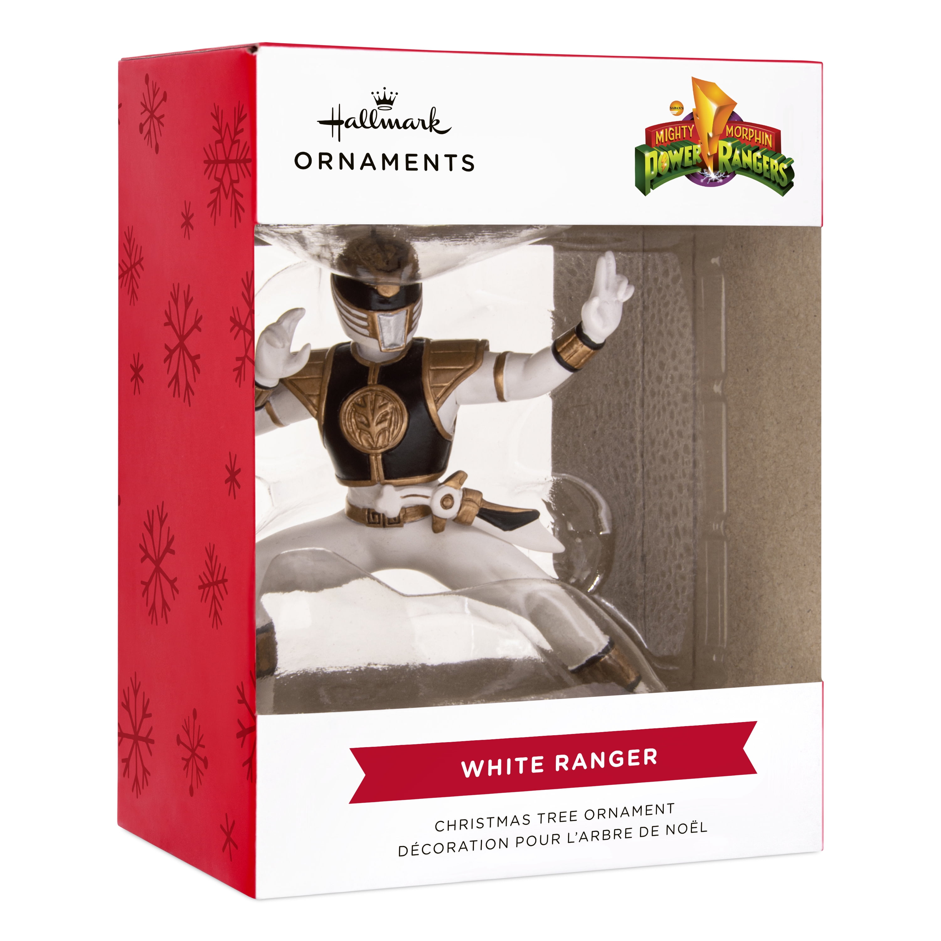 Hallmark Christmas Ornament (Hasbro Power Rangers White Ranger), 1 Count