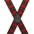thumbnail image 3 of Suspender Store Plaid Dress Suspenders - 1.5-Inch Wide Elastic - Dressy Clip - 4 Colors & 3 Sizes, 3 of 4