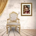 thumbnail image 3 of Vintage Apple Collection 26x32 Gold Ornate Wood Framed with Double Matting Museum Art Print Titled - Moratta-Magdalene, 3 of 4