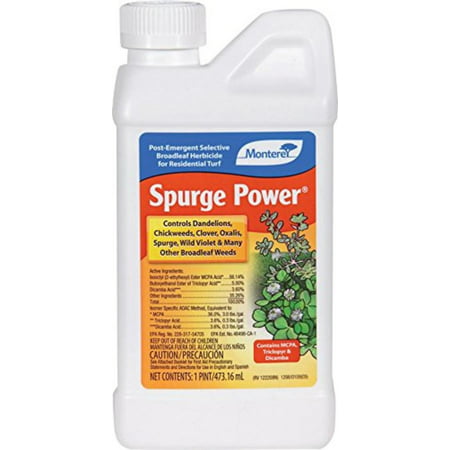 Monterey LG 5600 Spurge Power Herbicide, One Pint, Monterey Spurge Power 16oz Contains 3 active ingredients that control Spurge, Dandelion, Oxalis,.., By