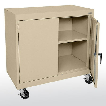 Sandusky Cabinets Transport 36'' Wide Single Shelf Work Height Storage Cabinet