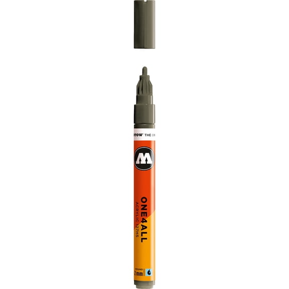 Molotow® ONE4ALL™ Pump Marker - Gray Color Family, Stone Grey Dark 263, 2mm