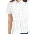 thumbnail image 4 of Blusa cuello camisero Roman Fashion /Juvenil, 633 (Blanco) blanco CH, 4 of 6