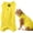 Yellow, variant on HonestMatter Pet Recovery Suit, Post‑Surgery Bodysuit for Small Dogs and Cats, Anti‑Licking Onesie, Soft Breathable Fabric, Pink, Size L