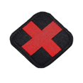 thumbnail image 3 of Medical Cross Embroidered Patch Hook&loop Embroidery Applique Badge On Clothing Bag Hat, 3 of 4