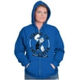 thumbnail image 4 of Popeye Sailor Man Strong To Finish Zip Up Hoodie Men's Women's Brisco Brands M, 4 of 6