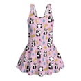 thumbnail image 4 of Tutolipy Girls One Piece Swimsuit with Skirt Bottom, Panda Sleeveless Tank Swimsuit, Breathable Soft Sleeveless Bathing Suit for Swimming Size 6-7 Years, 4 of 8