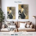 thumbnail image 4 of Elephant Stock Opening Night I Wall Art - Vertical Canvas Wall Art - Living Room Wall Decor - People Canvas - Brown And Black Decor By Albena Hristova - 24" x 36", 4 of 8