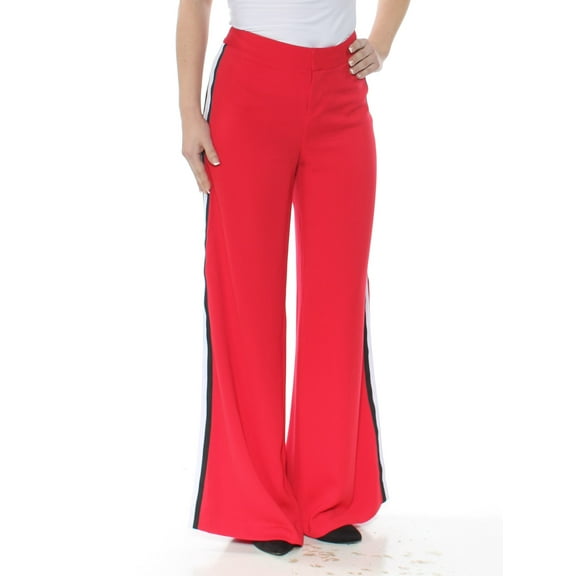 INC $79 Womens New 1339 Red Striped Wide Leg Pants 6 B B