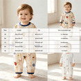 thumbnail image 3 of KPOPLK Toddler Girl Pajamas Cotton Kids Pajamas for Girls Long Sleeve Pajama Set 2 Piece Snug Fit Pjs Set 6 9 12 Months 2T 3T 4T 5T(0-3 Months,White), 3 of 5