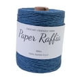 thumbnail image 2 of Abbracc Raffia Paper Ribbon Paper Rope Round Twine String 300M/328 Yards Yarn Thread Raffia Ribbon for Crocheting Bags Nesting Basket Dark Blue, 2 of 9