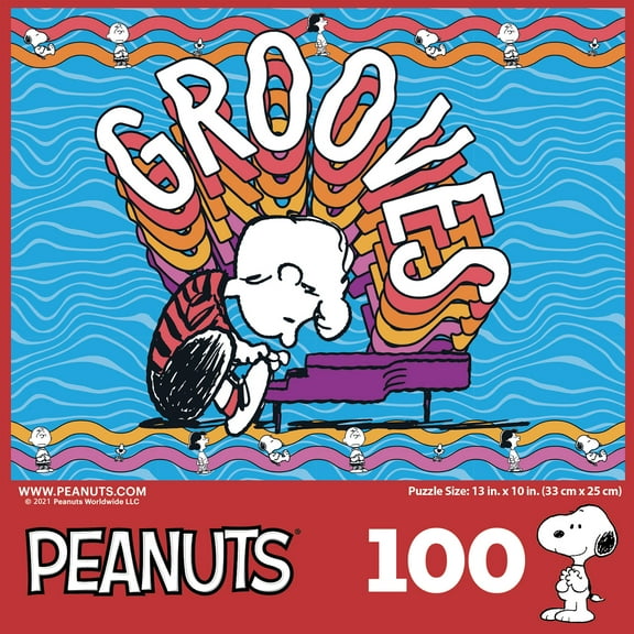 Cra-Z-Art Peanuts and Friends 100-Piece Grooves Child Jigsaw Puzzle