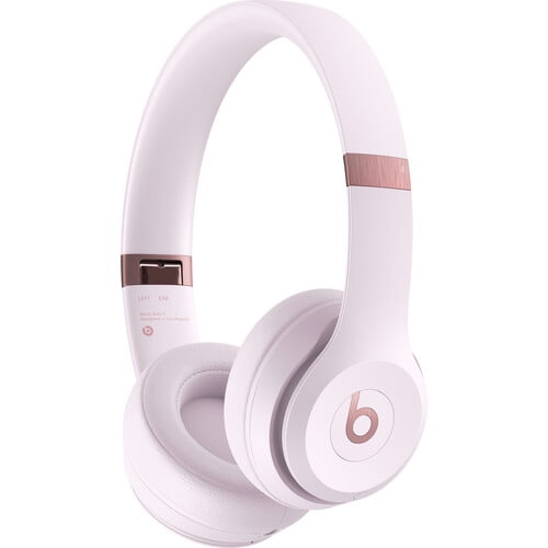 Restored Beats Solo4 On-Ear Wireless Headphones - Cloud Pink Like New (Refurbished)